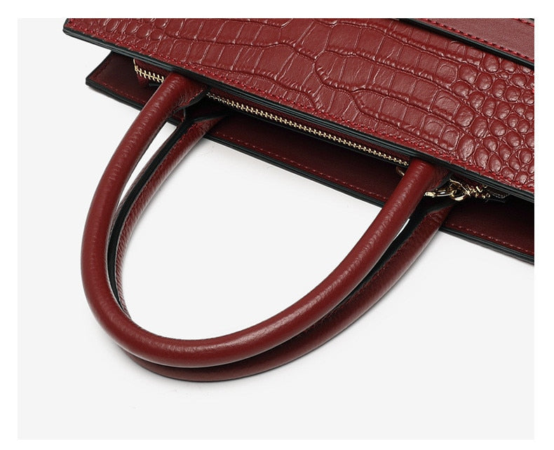 Elite Crocodile Satchel Bag