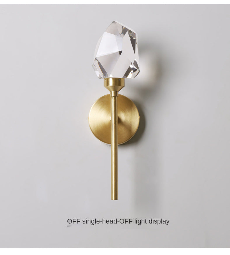 Crystal Copper Luxury Wall Lamp