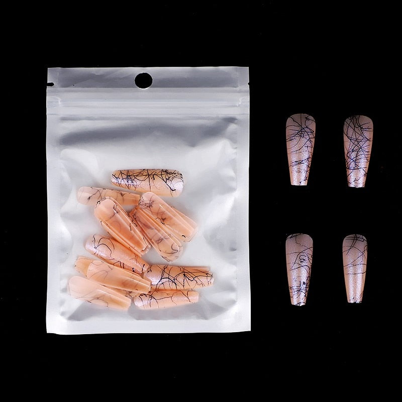 Matted Press On Nail Kit