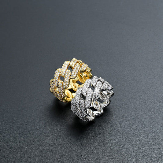 Men's Brass Chain Reaction Ring
