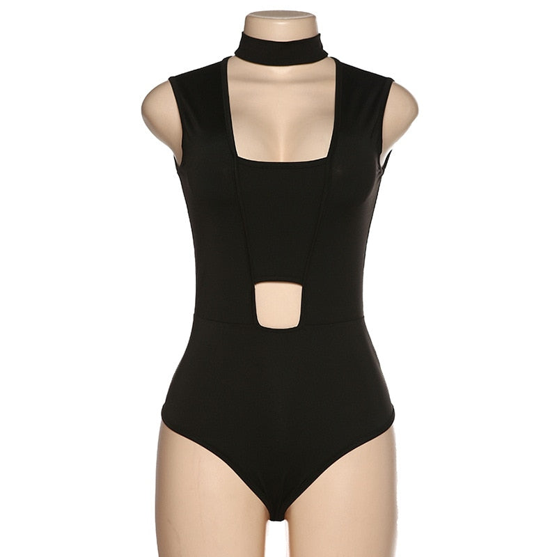 Effortless Choker Neck bodysuit