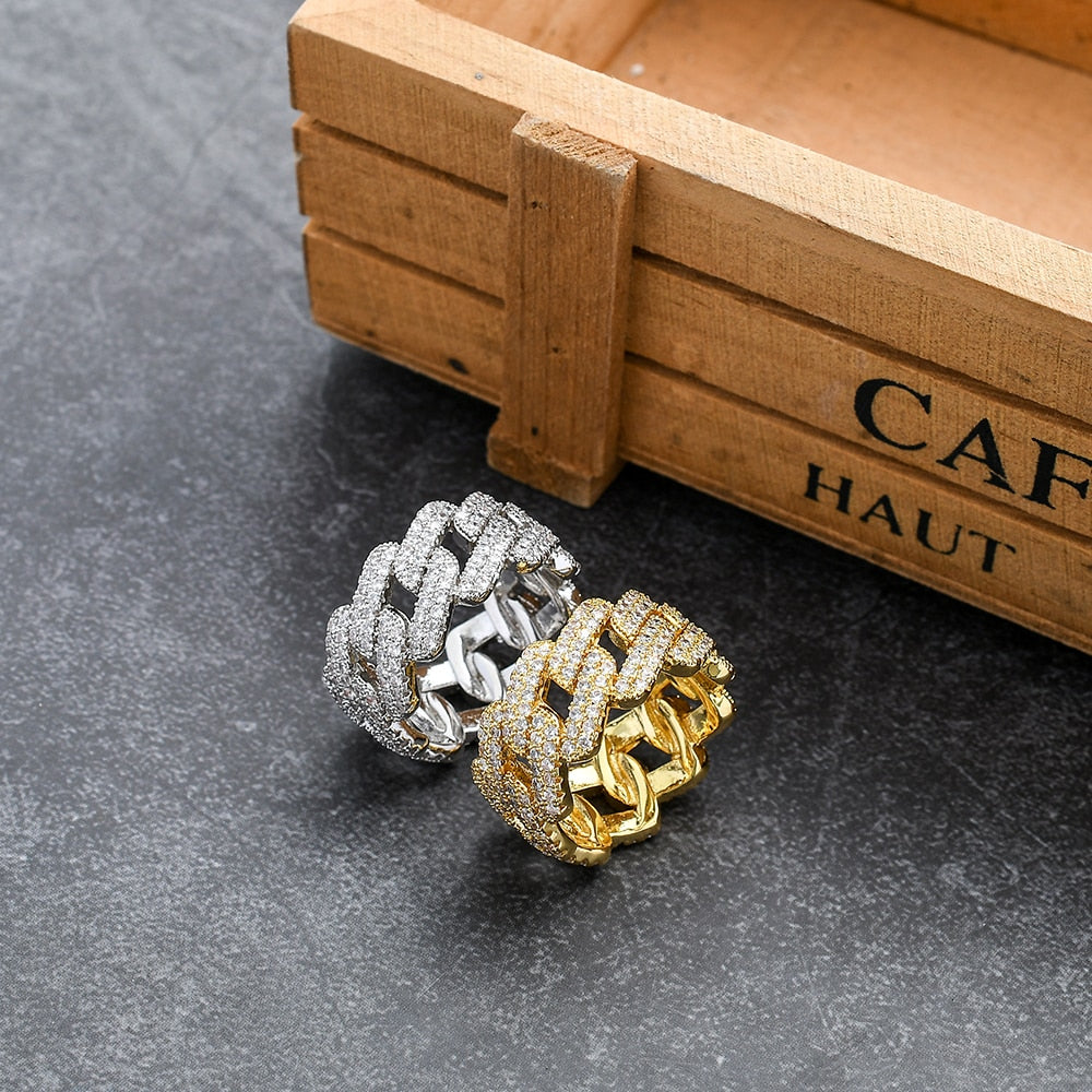 Men's Brass Chain Reaction Ring