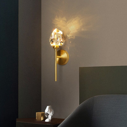 Crystal Copper Luxury Wall Lamp