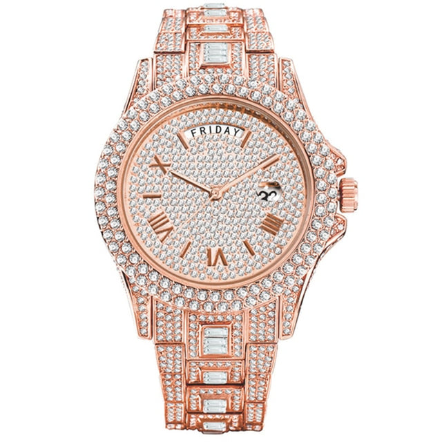 Pure Rose Gold New Day Date Watch