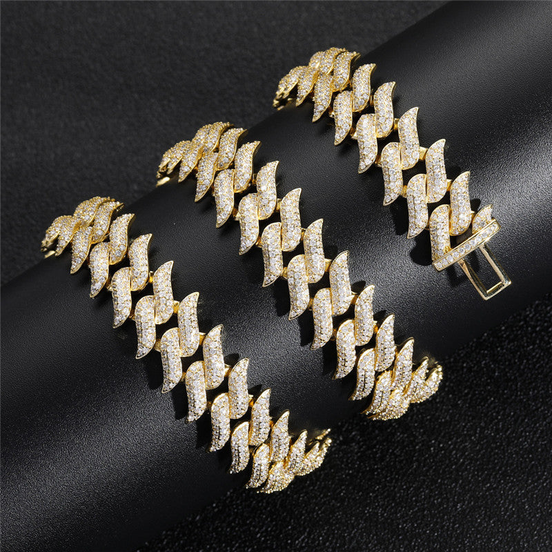 18MM Thorn Cuban Link Necklace