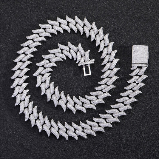18MM Thorn Cuban Link Necklace