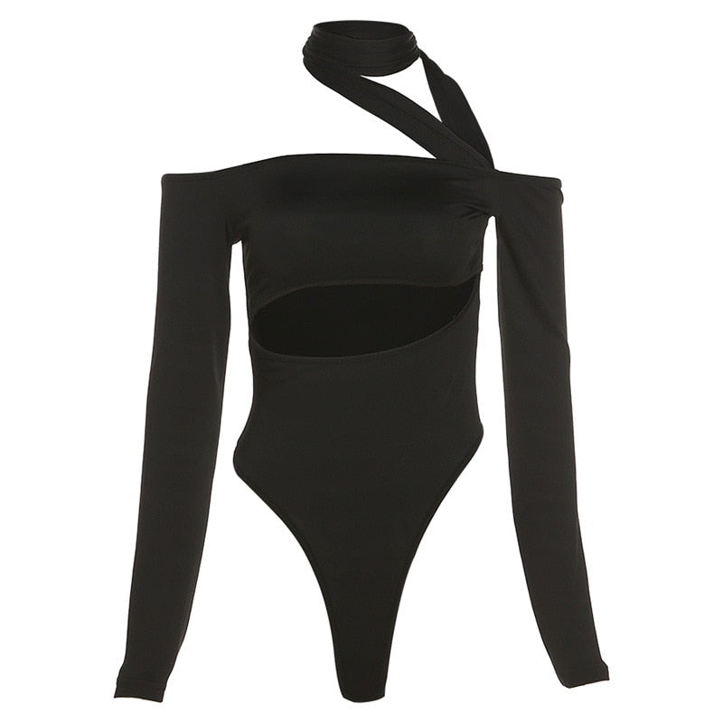 Criss Cross Long Sleeve Bodysuit