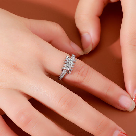 Gold Plated Barbed Wired Ring