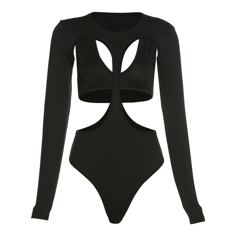 Criss Cross Long Sleeve Bodysuit