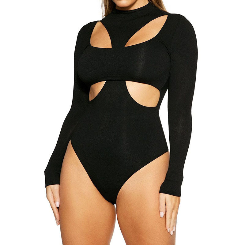 Criss Cross Long Sleeve Bodysuit
