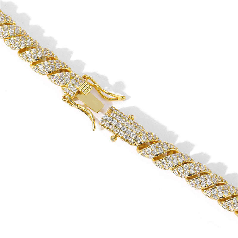 Telephone Wire Jeweled Bracelet or Necklace