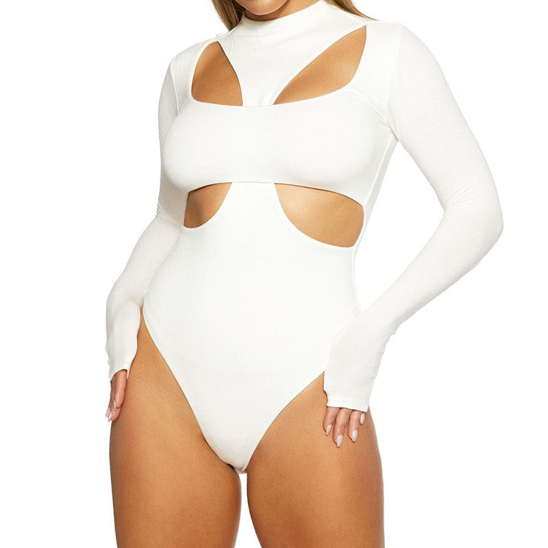Criss Cross Long Sleeve Bodysuit