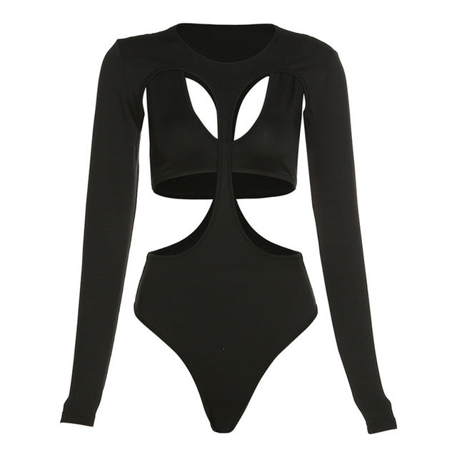 Criss Cross Long Sleeve Bodysuit