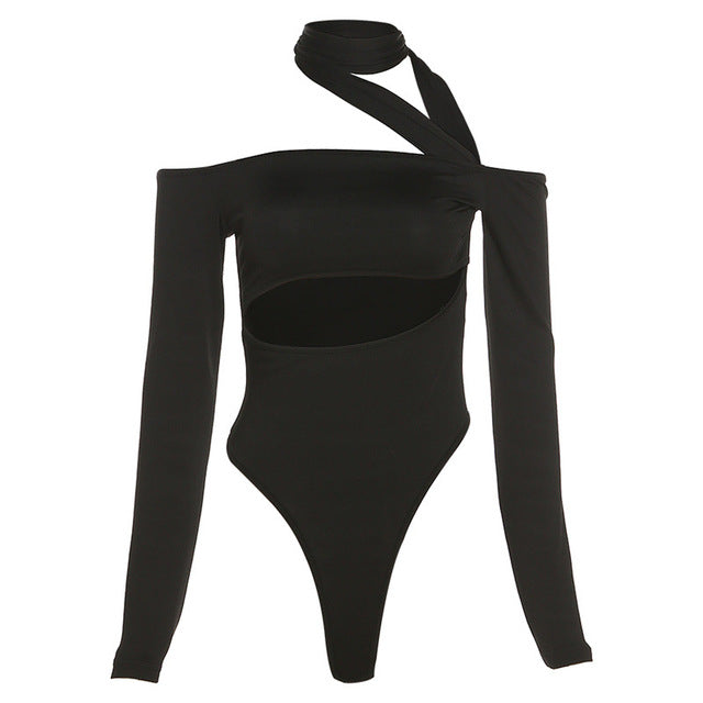 Criss Cross Long Sleeve Bodysuit