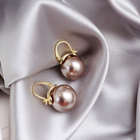 Fresh Pearl Temperament Earrings