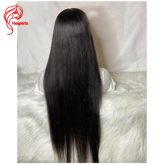 Straight Silk Human Hair Wig