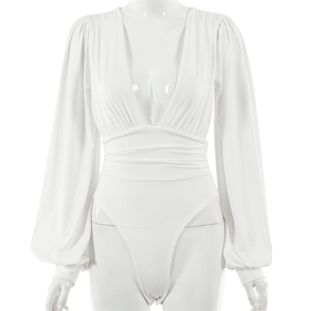 Ruched Panel Bodysuit