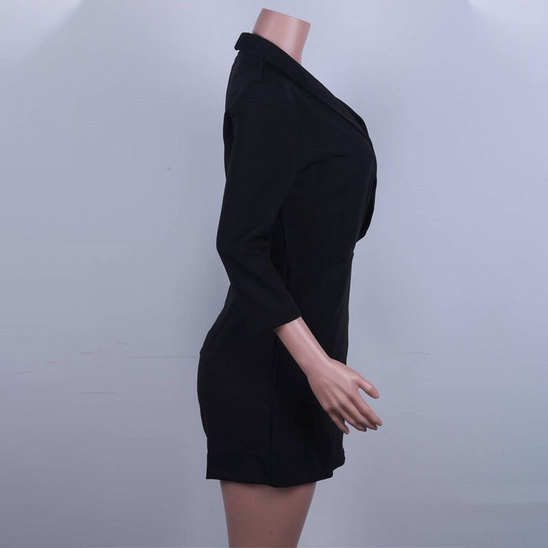 Blazer Lapel Playsuit