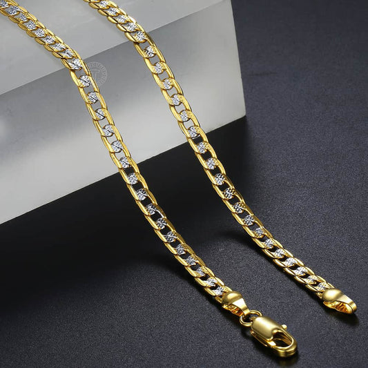 Trend Setter Gold Cuban Link Chain Necklace
