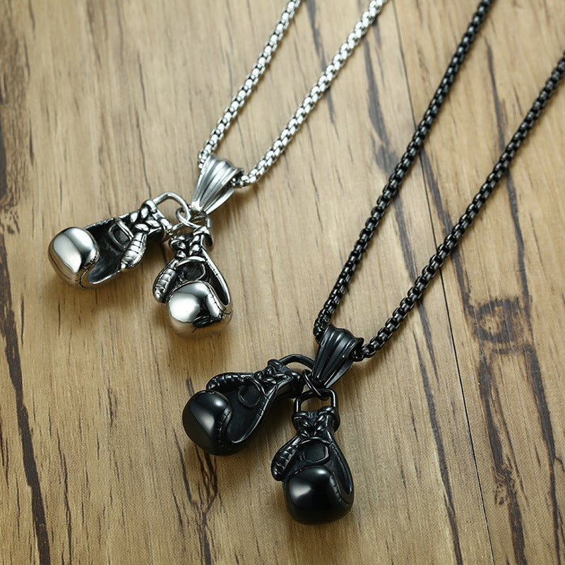 Boxing Glove Pendant Necklace