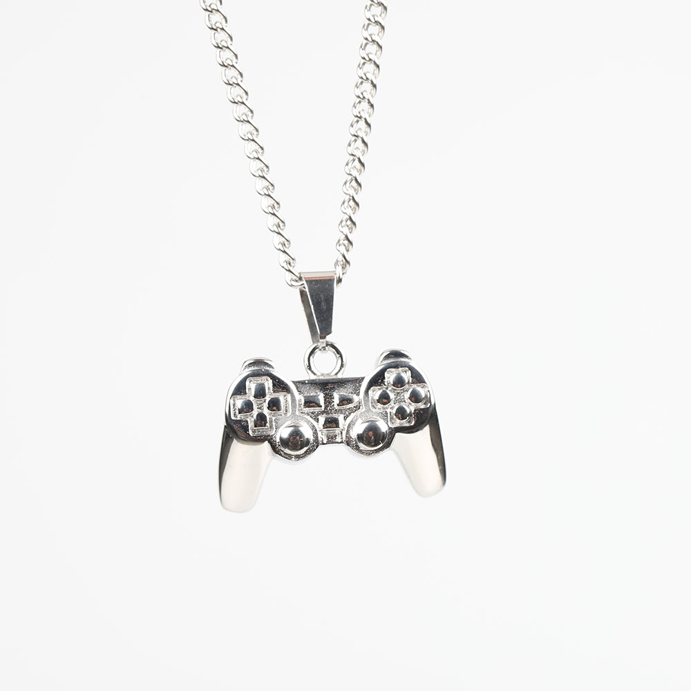 In The Game Stainless Steel Pendant Necklace