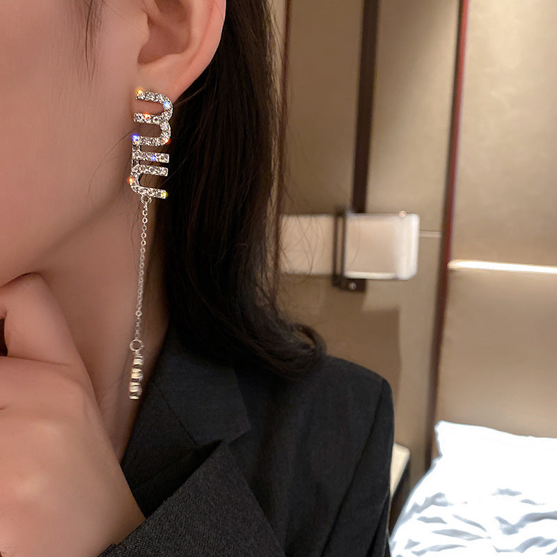Charm Tassel Drop Earrings