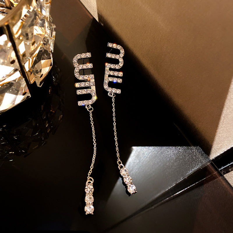 Charm Tassel Drop Earrings