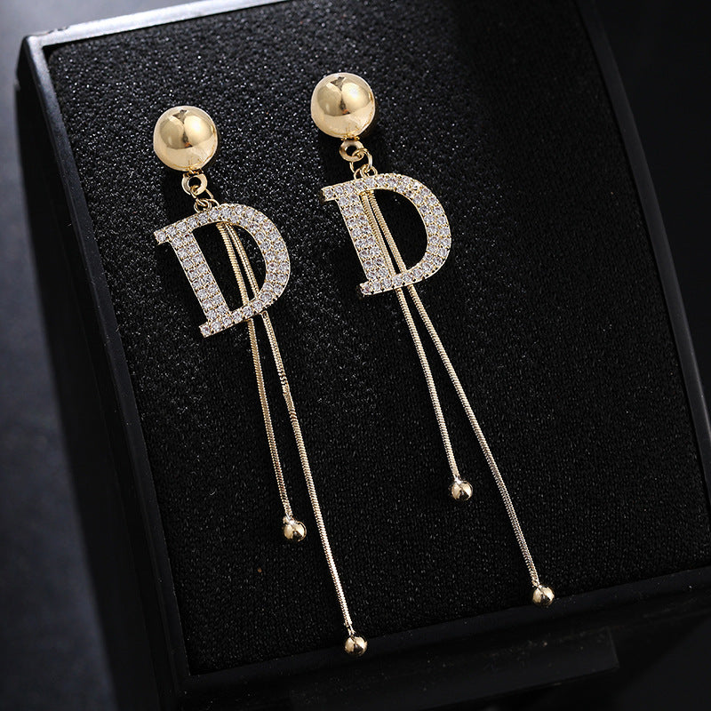 Charm Tassel Drop Earrings