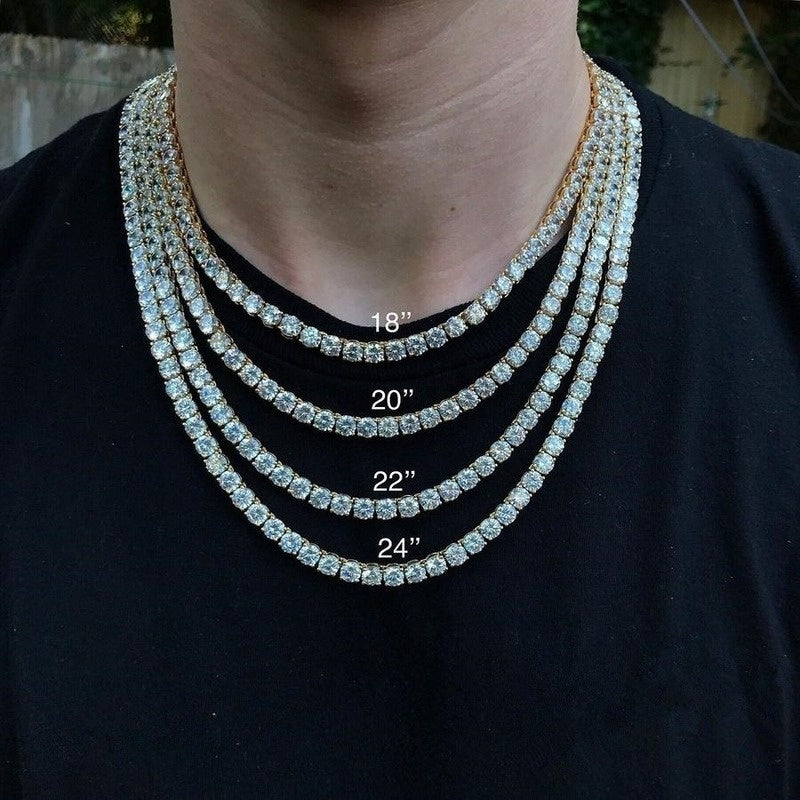 Square Chain Necklace for Men