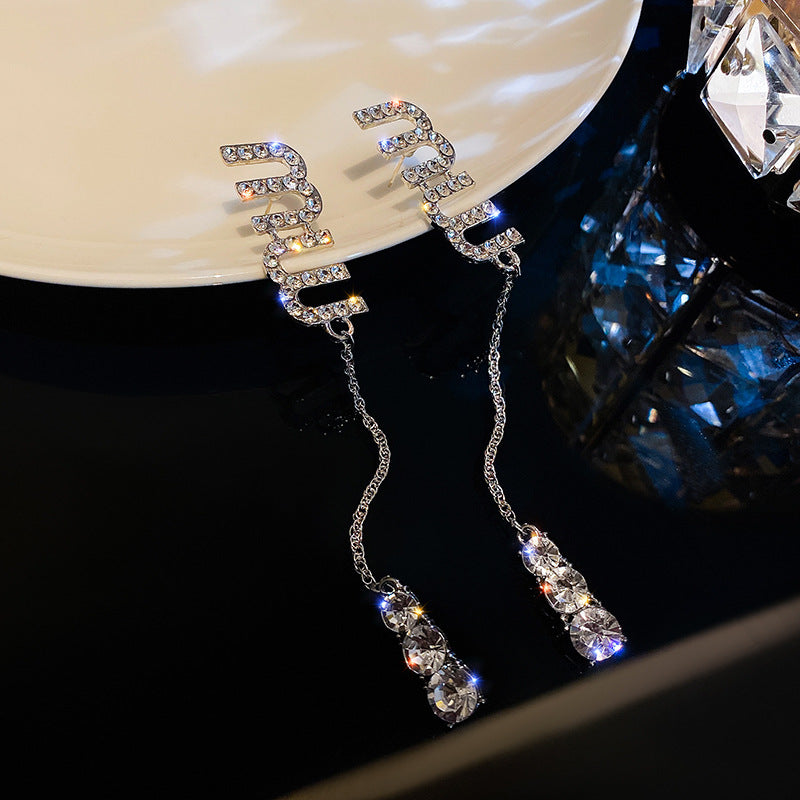 Charm Tassel Drop Earrings