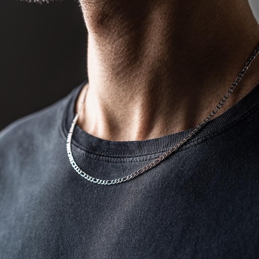 Men's 3mm Stainless Steel Classic Chain Necklace