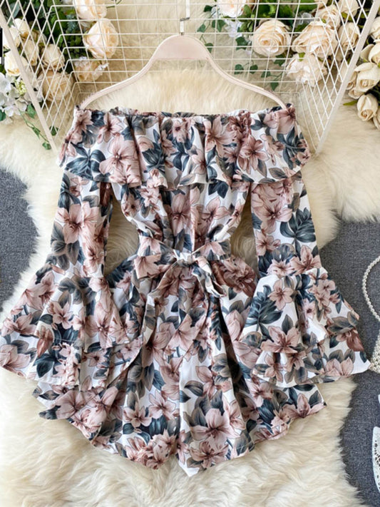 Women Chiffon Print Jumpsuit