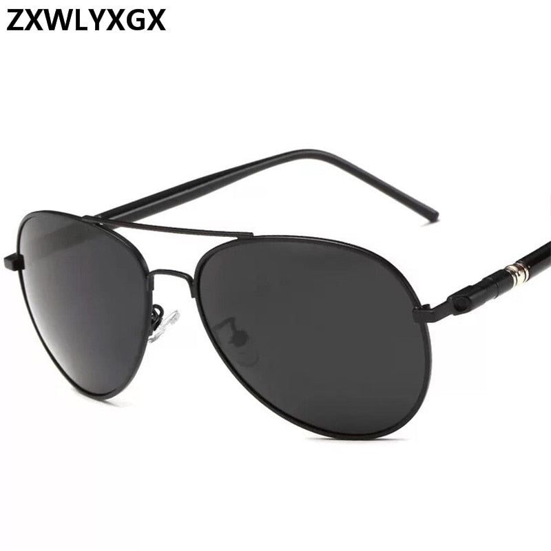 Polarized Men's Pilot Sunglasses