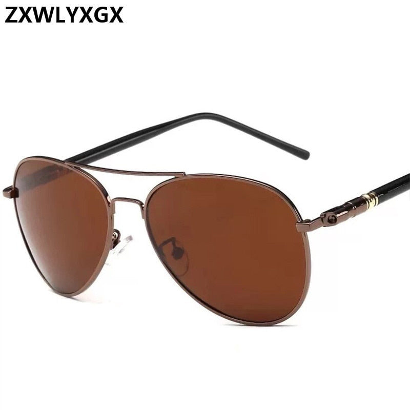 Polarized Men's Pilot Sunglasses