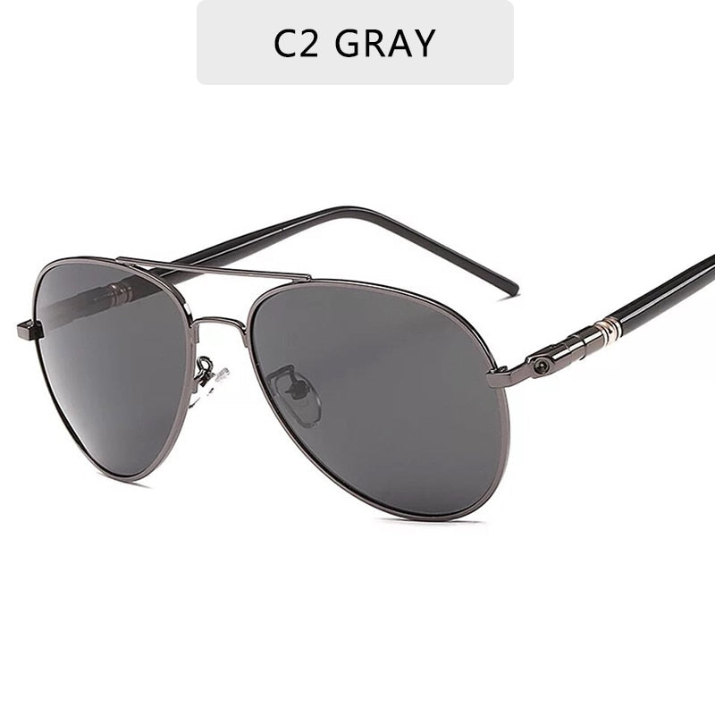Polarized Men's Pilot Sunglasses