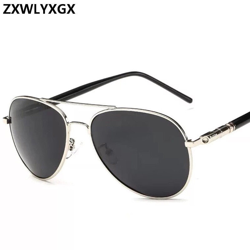 Polarized Men's Pilot Sunglasses