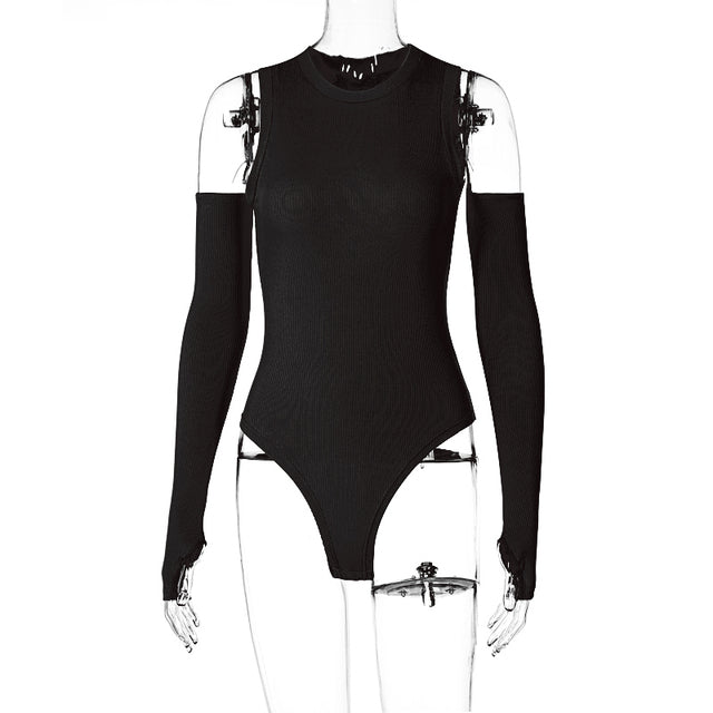 Cold Shoulder Bodycon Bodysuit