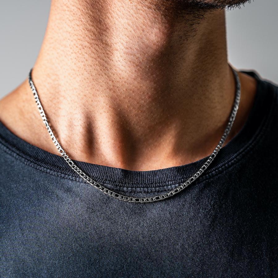 Men's 3mm Stainless Steel Classic Chain Necklace