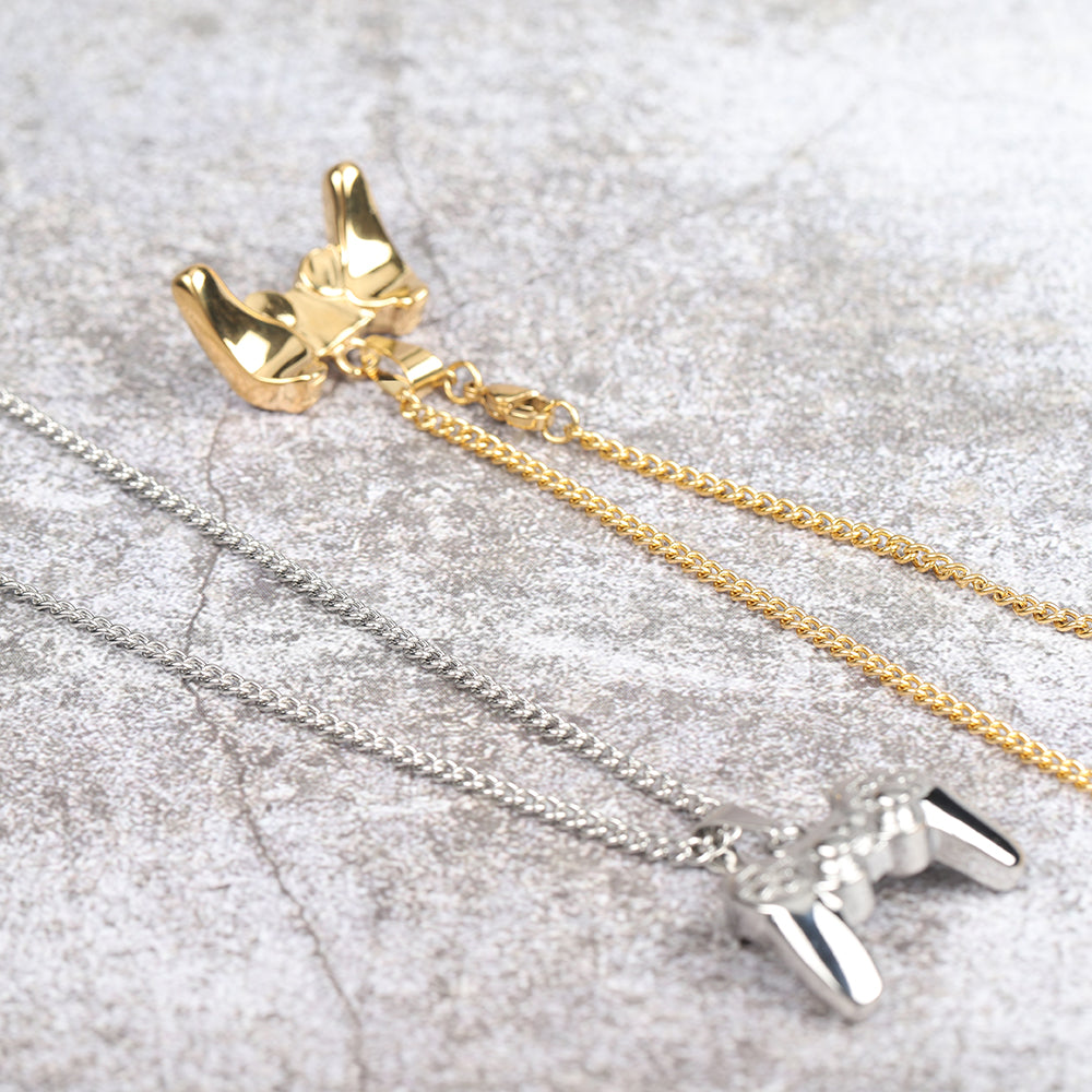 In The Game Stainless Steel Pendant Necklace