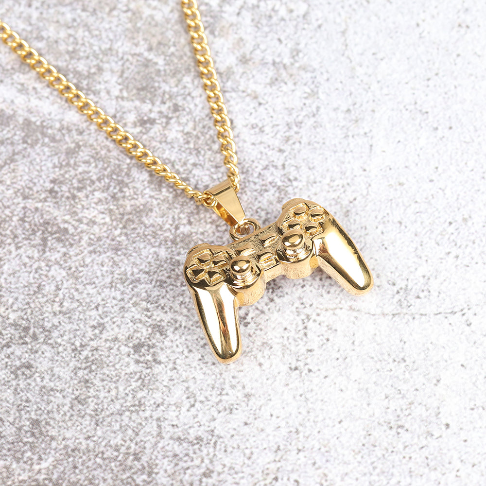 In The Game Stainless Steel Pendant Necklace