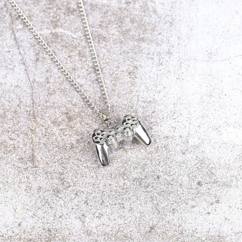 In The Game Stainless Steel Pendant Necklace