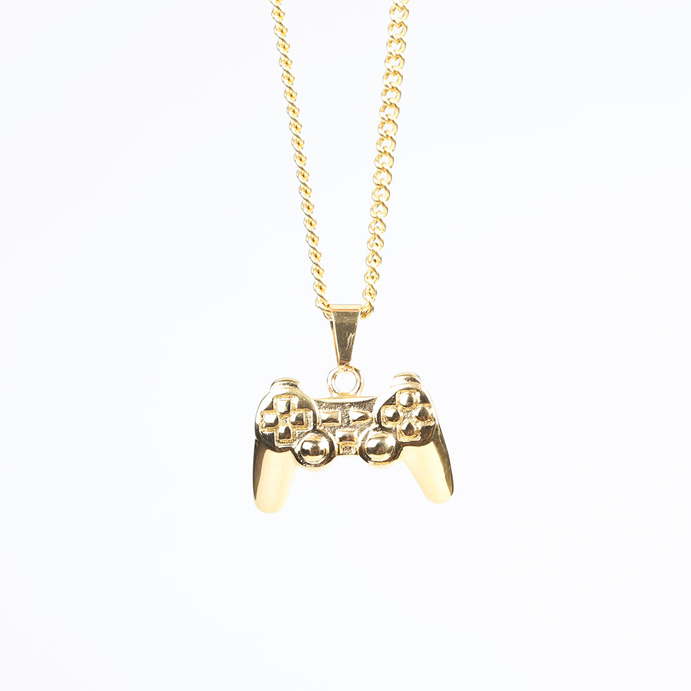 In The Game Stainless Steel Pendant Necklace
