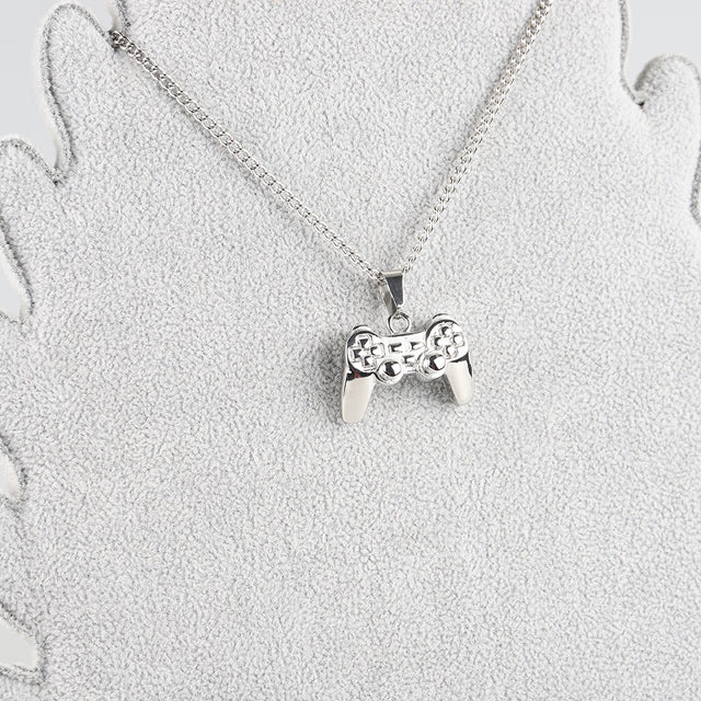 In The Game Stainless Steel Pendant Necklace